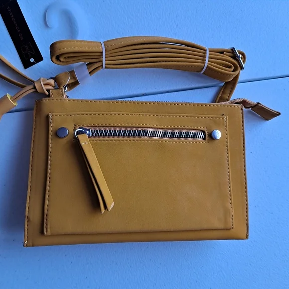 Mustard Yellow Small Crossbody Purse - Picture 2 of 5